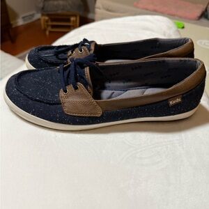 Keds Women's Navy and Brown Sneakers